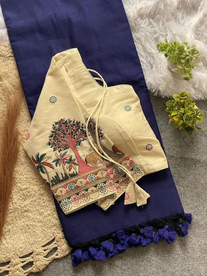 Beautiful khadi cotton saree - Image 2 in Hyderabad